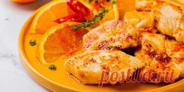 КУРИНЫЕ МЕДАЛЬОНЫ С АПЕЛЬСИНОМ
