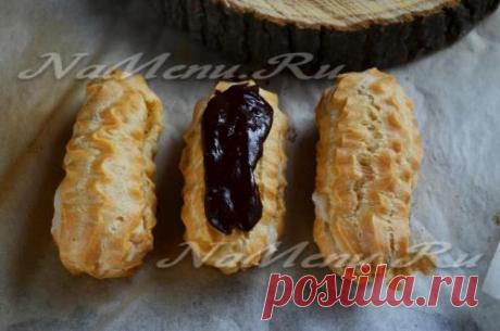 Эклеры с заварным кремом: пошаговый рецепт с фото