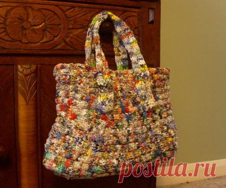 La bolsa de plástico Más Reciclaje - La construcción de la cesta