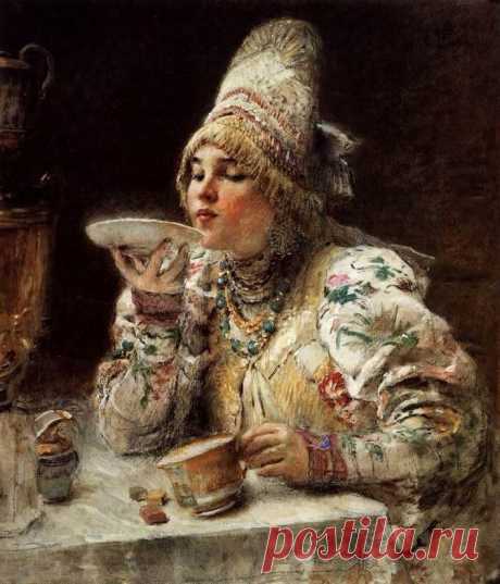 Русская красавица.