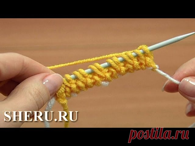 Невидимый метод набора петель с использованием дополнительной нити