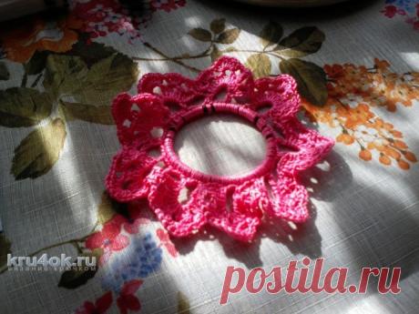 Вязаные резиночки для волос