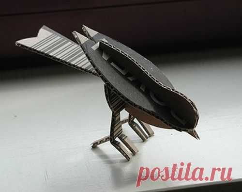 (2) 3D Cardboard design from recycled packaging | Stuff I want to make