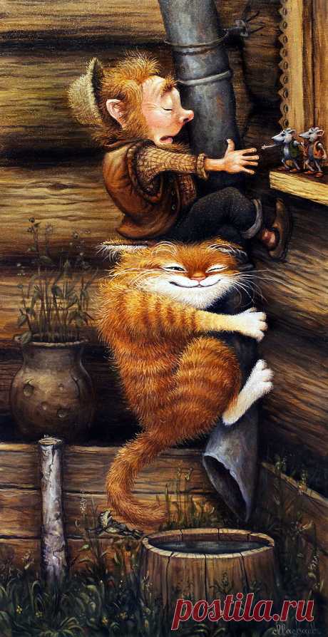 Сказки кота Кузьмы. Художник Александр Васильевич Маскаев. Часть 3
