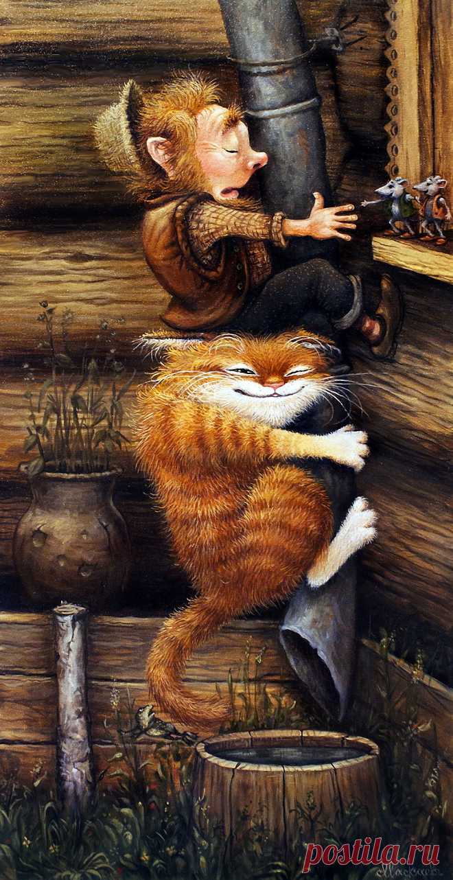 Сказки кота Кузьмы. Художник Александр Васильевич Маскаев. Часть 3