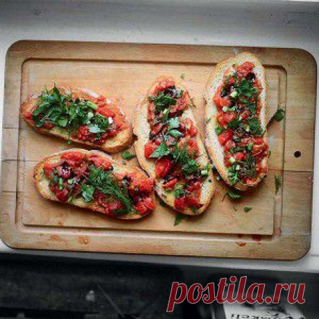 Брускетта с помидорами рецепт – закуски, сэндвичи
