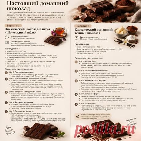 Домашний шоколад
