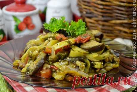Вкусные овощи на сковороде