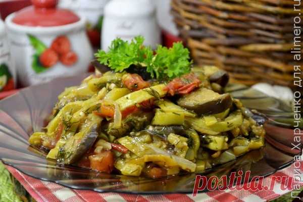 Вкусные овощи на сковороде