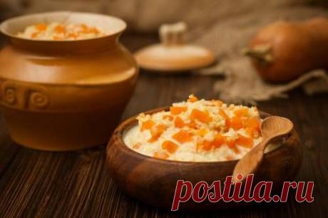Каша тыквенная с пшеном на молоке / Простые рецепты