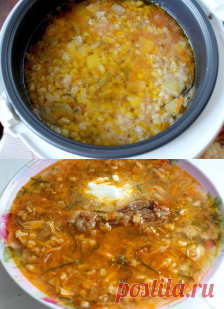 Рассольник в мультиварке с перловкой пошаговый рецепт с фото