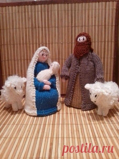 РОЖДЕСТВО ХРИСТОВО от Алан Дарта
#Описания_игрушек@toysknitted 

Мария и Иосиф 
Платье, основание платья, рукава и кисти рук для обоих фигур вязать одинаково. 
Показать полностью…