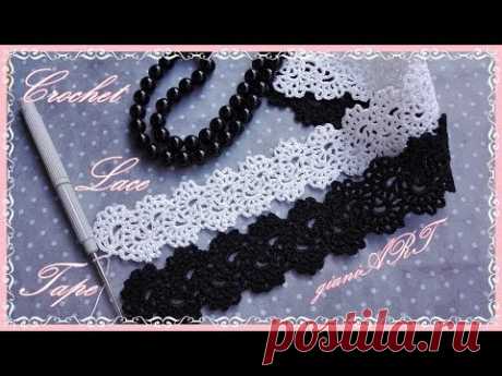 Easy to Crochet TAPE LACE Tutorial