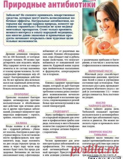 Природные антибиотики