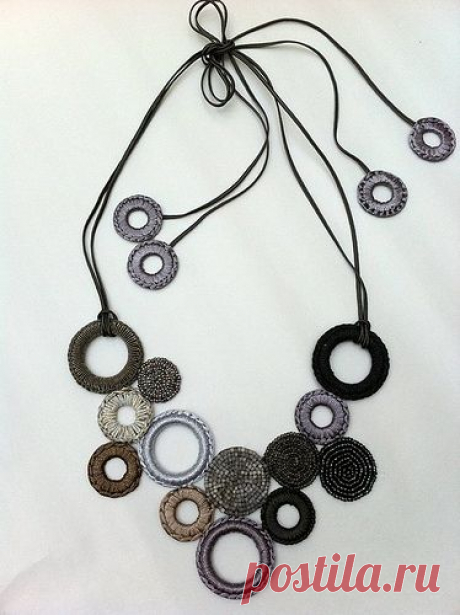 crochet necklace | crochet accessories