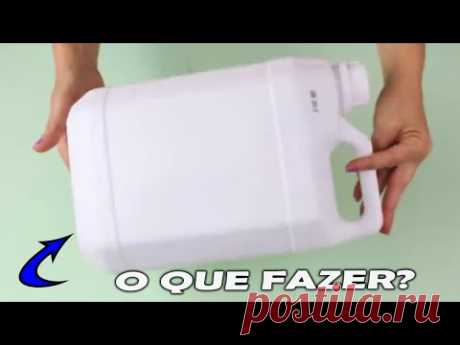 7 IDEIAS COM GALÕES DE 5 LITROS  - DO LIXO AO LUXO - YouTube