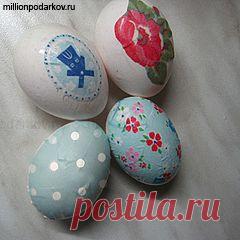 пасхальные яйца в технике декупаж - 7 466 картинок. Поиск Mail.Ru