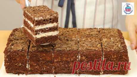 Шоколадный торт на кефире &quot;Чёрный Принц&quot;: быстрый и вкусный, а бюджет этого торта позволяет готовить его, хоть каждые выходные | Ольга Шобутинская | Дзен