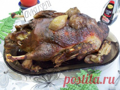 Запеченная утка с яблоками, рецепт приготовления с фото / Простые рецепты