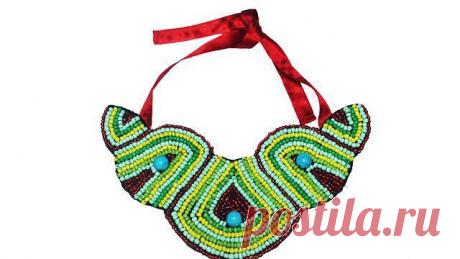 Яркое колье к лету вышитое из бисера и с использованием натуральных камней - бирюза
цена - 1000 сом
             3400 тенге
             19 $