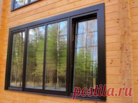 Особенности окон в доме из бруса - ДОМ и САД