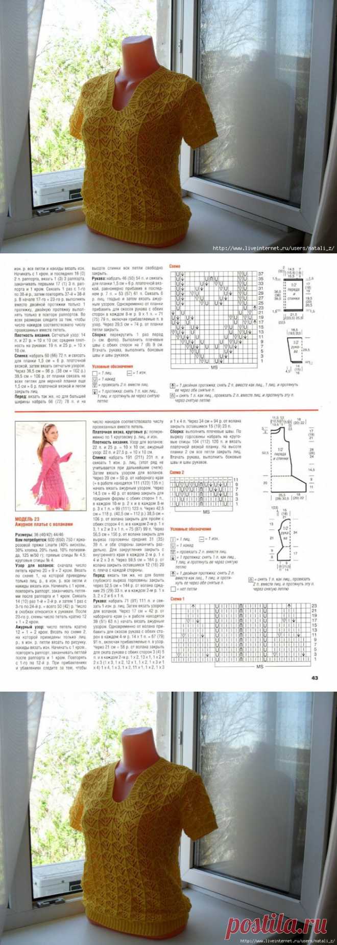 РАБОТА ИРИНЫ ШУРГУЛАЯ. АЖУРНАЯ КОФТОЧКА