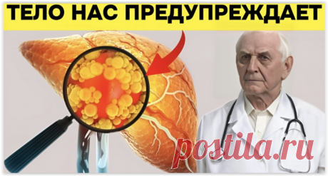 Первые признаки загрязнения печени.