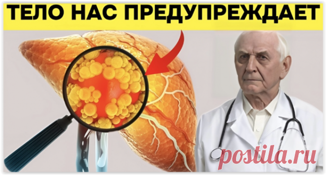 Первые признаки загрязнения печени.