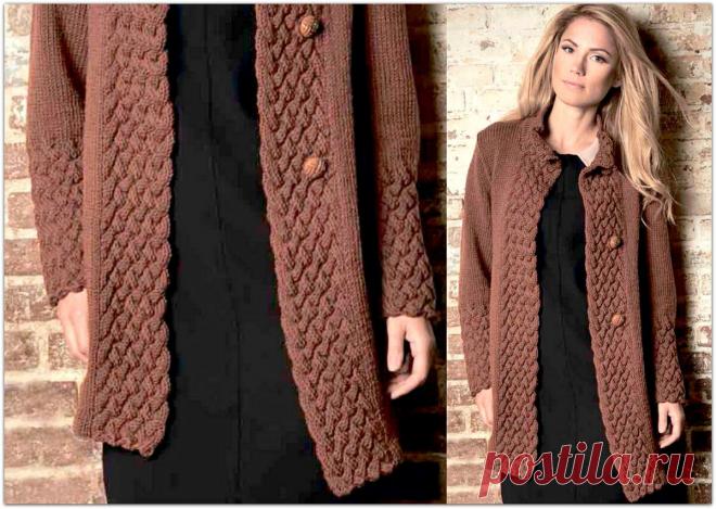 Вяжем 7 кардиганов спицами — плетёнка из кос, ажур и стильные араны | Paradosik_Handmade | Яндекс Дзен