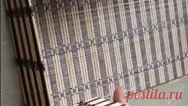 Шкатулка из бамбуковой салфетки