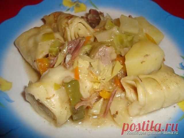 ШТРУДЛИ С МЯСОМ И КАРТОШКОЙ - ОБЪЕДЕНИЕ!