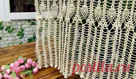 Вязание штор крючком