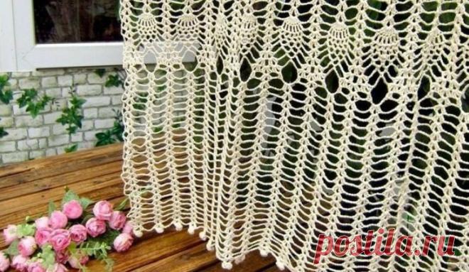 Вязание штор крючком