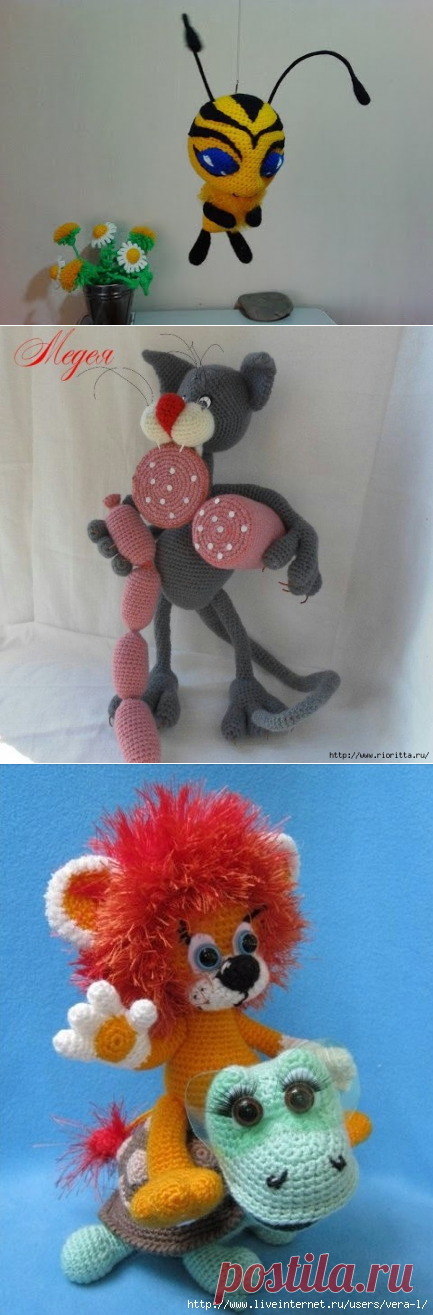 Поиск на Постиле: вязаные коты