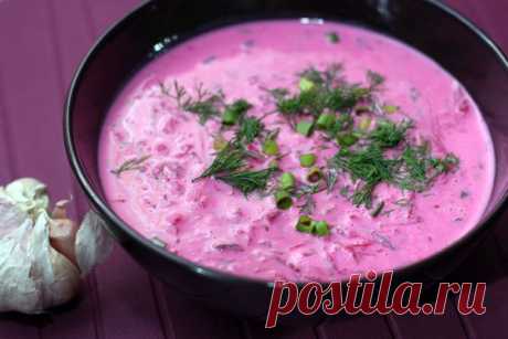 ДИЕТИЧЕСКИЙ ХОЛОДНЫЙ СУП НА КЕФИРЕ