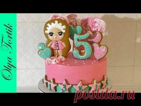 Торт с ТОППЕРАМИ ЛОЛ Торты для детей Кремовые торты /// Olya Tortik Домашний Кондитер