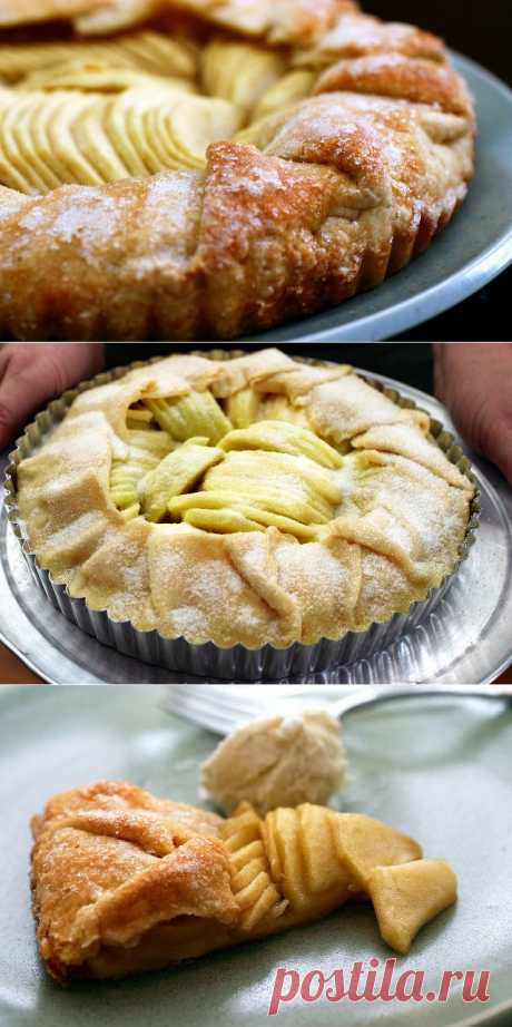 Яблочная шарлотка.