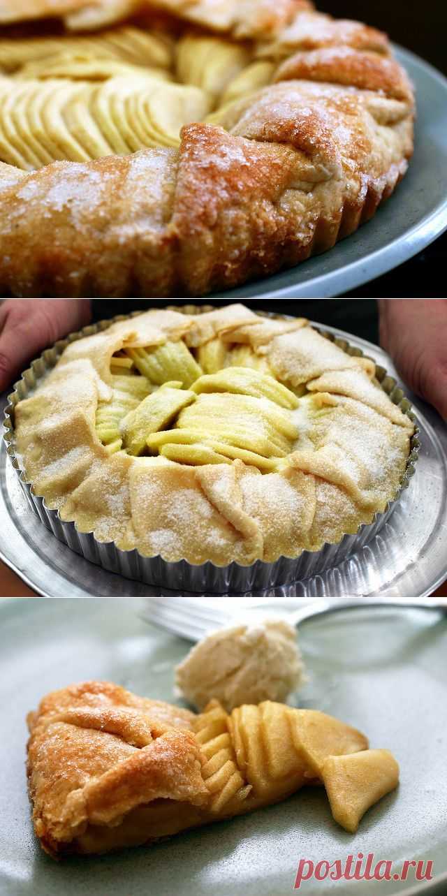 Яблочная шарлотка.