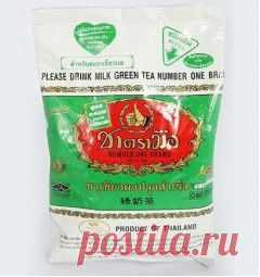 Традиционный Тайский молочный зеленый чай купить 240 р за 200 гр