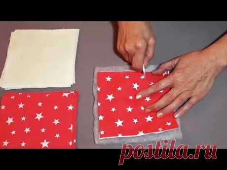 4 ИДЕИ из остатков ткани - польза и украшение дома, два в одном! Шитьё, из ткани , рукоделие - YouTube