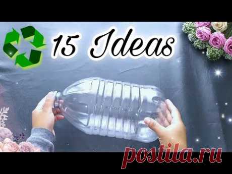 15 MARAVILLOSAS IDEAS para RECICLAR BOTELLAS GRANDES! Organiza tu HOGAR con tus MANUALIDADES / DIY