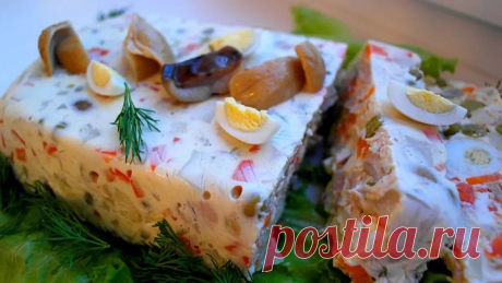 Шикарный САЛАТ НЕЖНЫЙ и Очень вкусный.