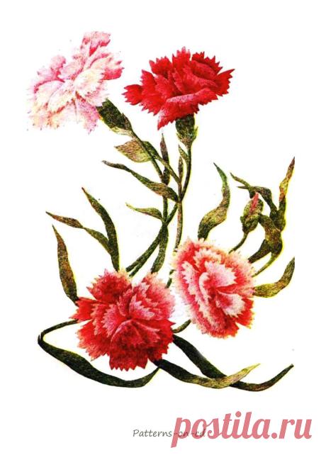 Antique Hand Embroidery Silk Thread Silk Floss Flowers Spring Floral Patterns CD | eBay