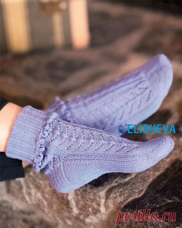 20 самых популярных женских носков и тапок вязаных спицами в 2015 году