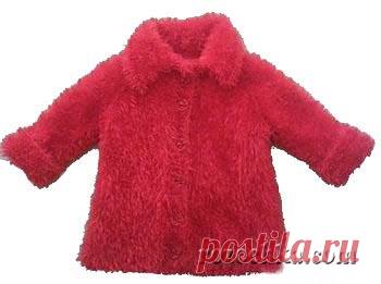 Пальто из пряжи 