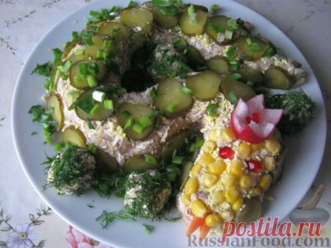 Рецепт: Салат Змея на RussianFood.com