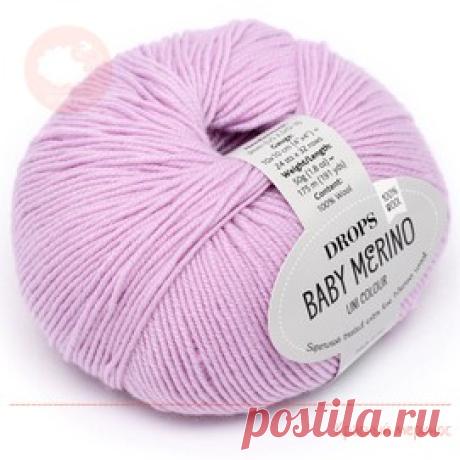 Красный меринос — Пряжа. Drops. Baby Merino