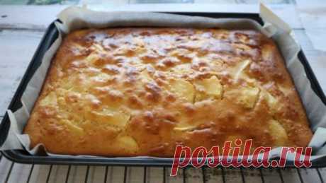 Вкусный яблочный пирог за 20 минут