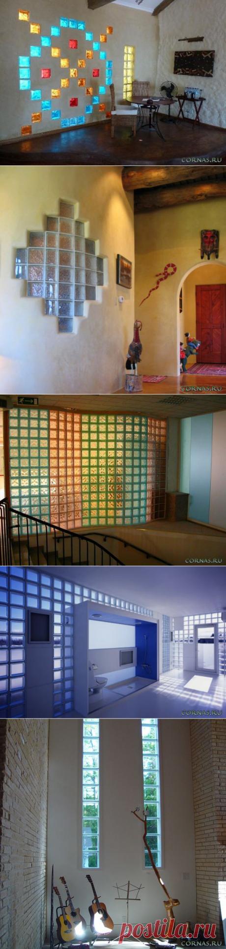 Стеклоблоки в интерьере |