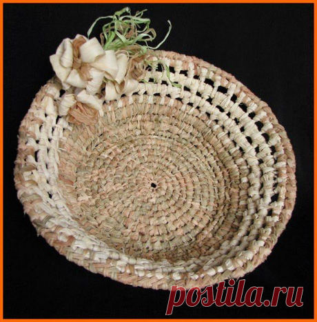 Тарелочка-сухарница из талаша
